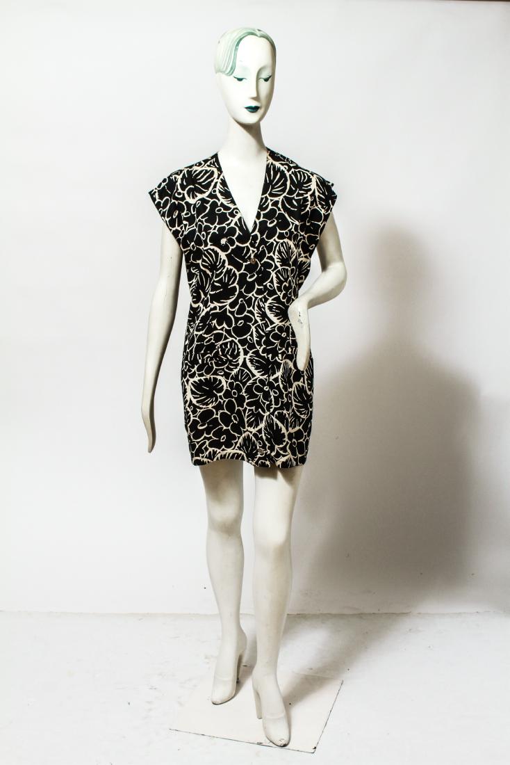 Gianni Versace Ladies' Couture Black & White Dress (1 of 7)
