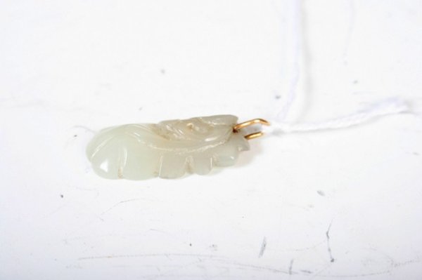 19th C. Chinese Jade Pendant - 3
