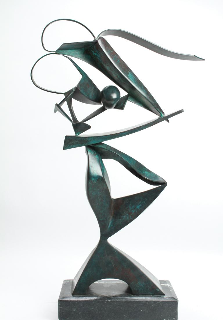Kevin Barrett Modern Abstract Bronze Sculpture (1 of 8)