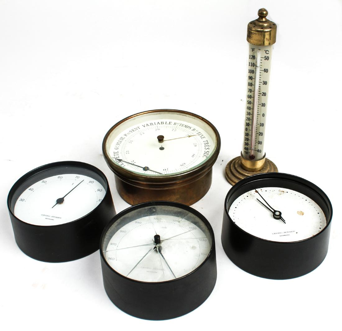 Georg Jensen & Other Weather Instruments, 5 Pcs. (1 of 8)