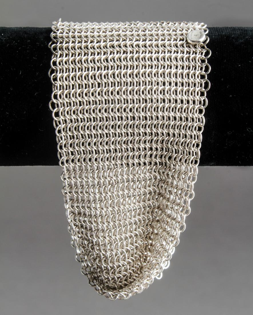 Tiffany \u0026 Co Silver Mesh Bracelet 