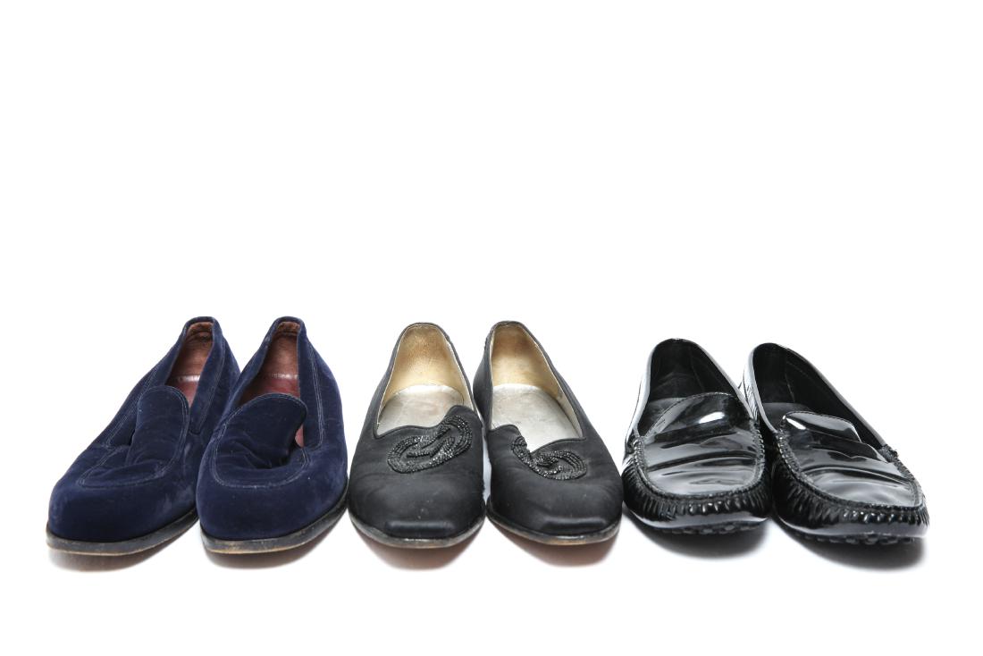 Ladies' Designer Loafers incl. Tod's & Gucci, 3 Pr (1 of 13)