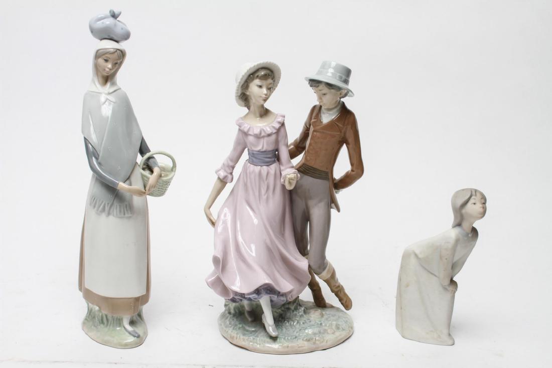Lladro Porcelain Figurines, Group of 3 (1 of 6)