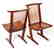 George Nakashima 'Conoid' Walnut Chairs, Pair - 3