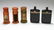 Bakelite 3 Shaving Brushes & 2 Baccarat Flasks, 5