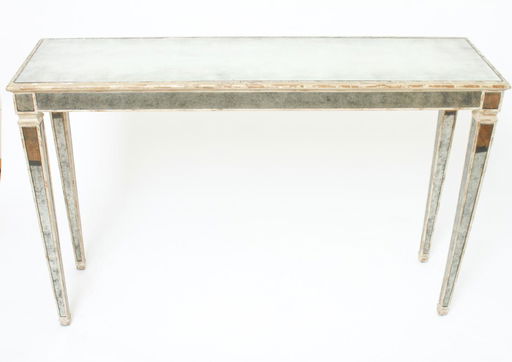 Hollywood Regency Mirrored Console Sofa Table Jul 28 2019 Hollywood Regency Mirrored Console