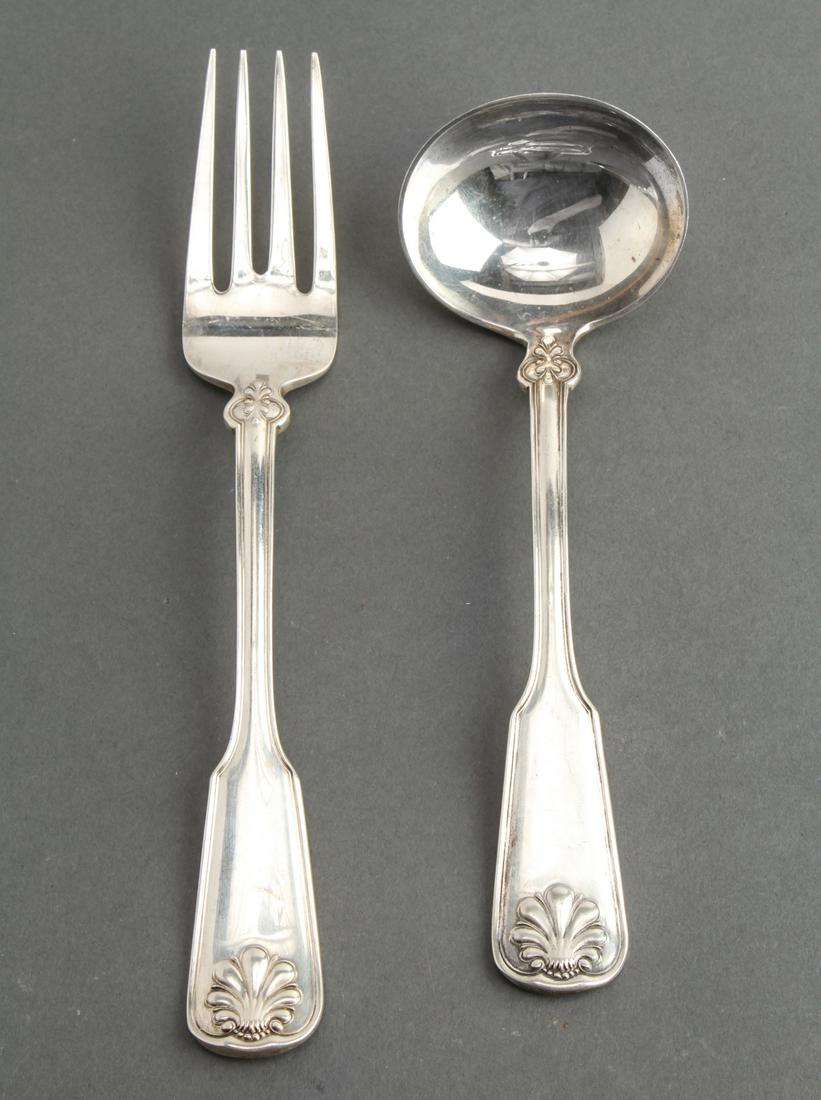 Tiffany & Co Silver "Shell & Thread" Serving Pcs 2 (1 of 4)