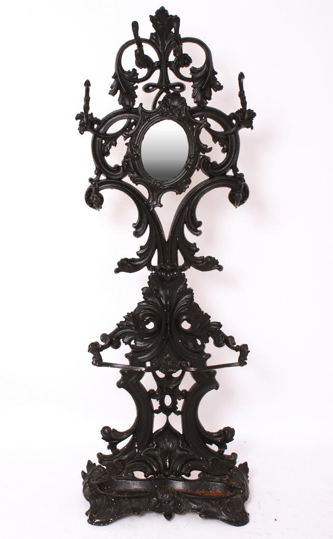 Victorian Cast Metal Hall Tree / Coat Rack (1 of 8)