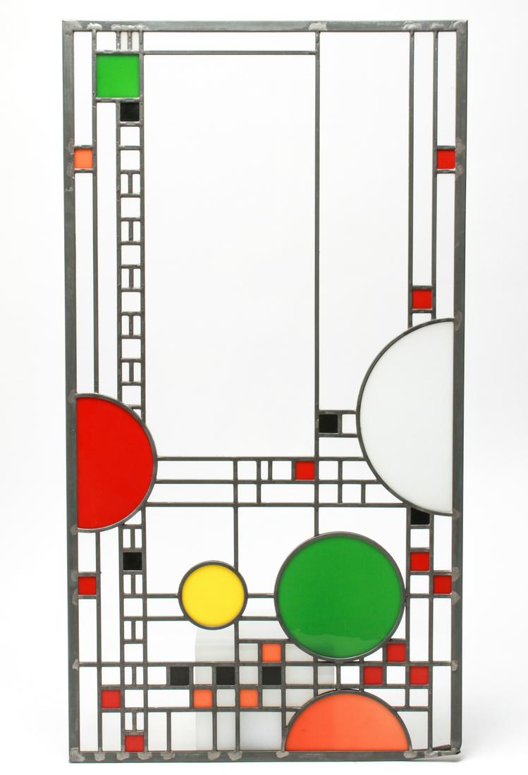 Oakbrook Esser F.L. Wright Stained Glass Window (1 of 5)