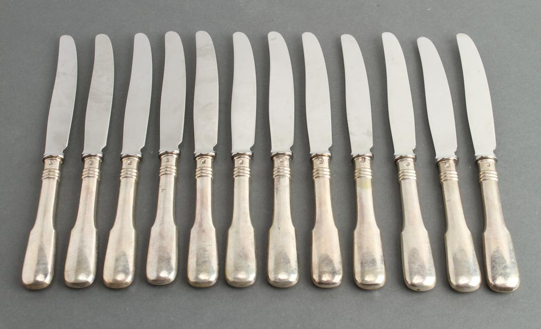 Rostfri Austrian Silver Handled Luncheon Knives 12 (1 of 3)
