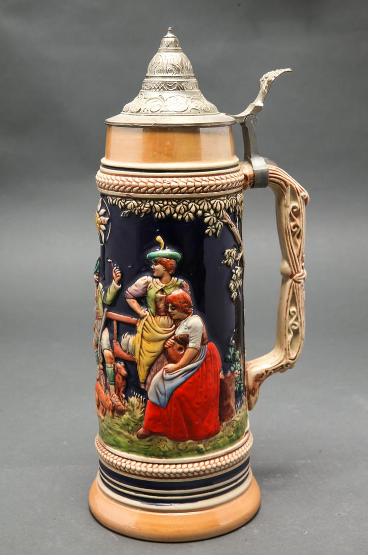 Gerz West Germany Stoneware Figural Stein (1 of 9)