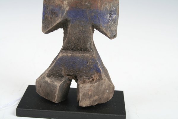 Early 20th C Ghana Wood Acam Figure Painted - 4