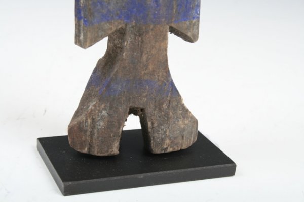 Early 20th C Ghana Wood Acam Figure Painted - 7