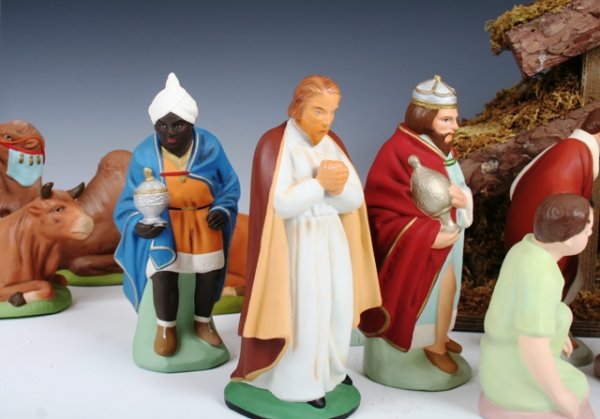 Japanese Porcelain Nativity Scene, 1950's - 5