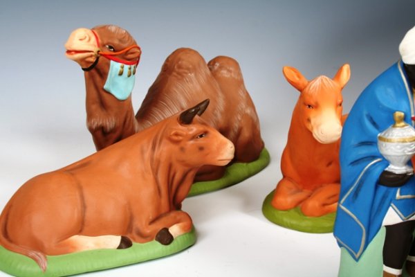 Japanese Porcelain Nativity Scene, 1950's - 6