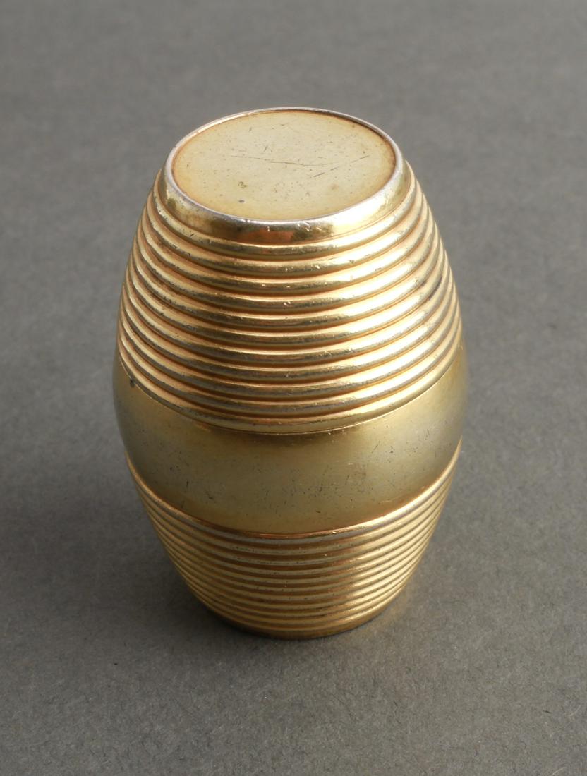 Silver-Gilt Barrel-Form Nutmeg Grater Box (1 of 5)