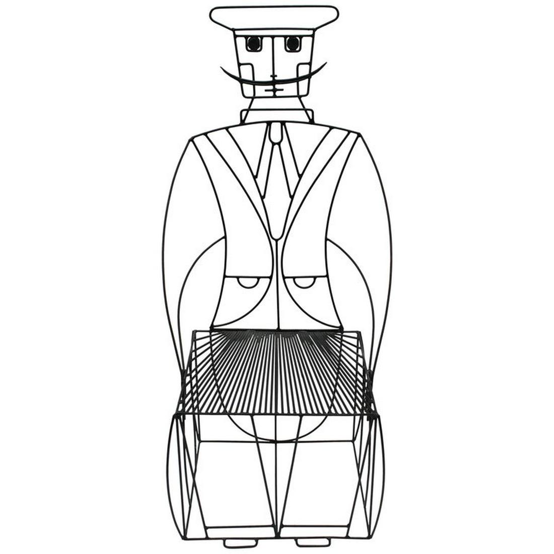 John Risley Wrought Iron Anthropomorphic Chair (1 of 7)