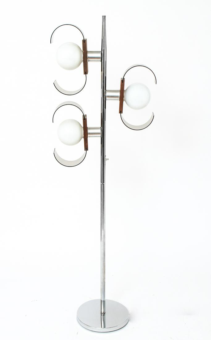 Mid-Century Modern Three-Light Floor Lamp (1 of 4)