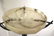 Edgar Brandt Manner Iron Torchiere Alabaster Shade - 9