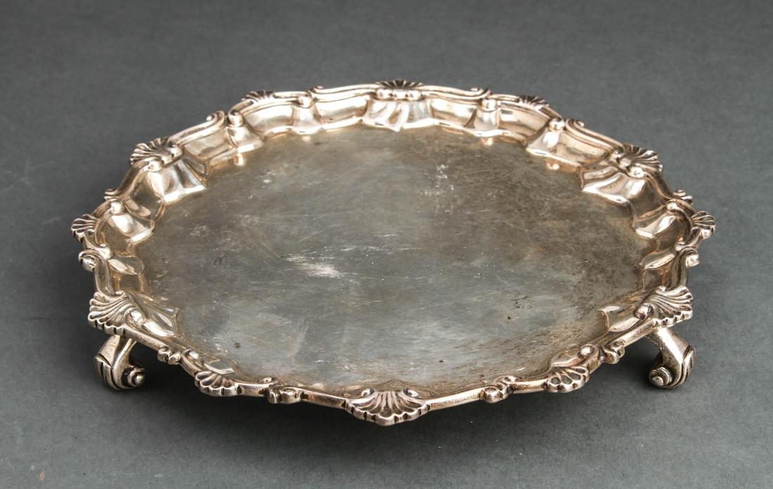 Charles Stuart Harris English Silver Salver 1897 (1 of 4)