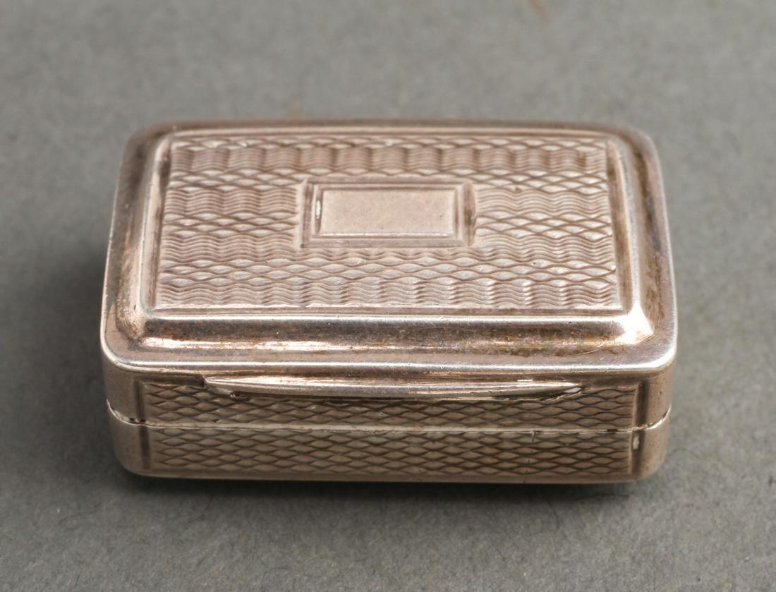 J. Lawrence Silver Engine-Turned Vinaigrette, 1825 (1 of 7)