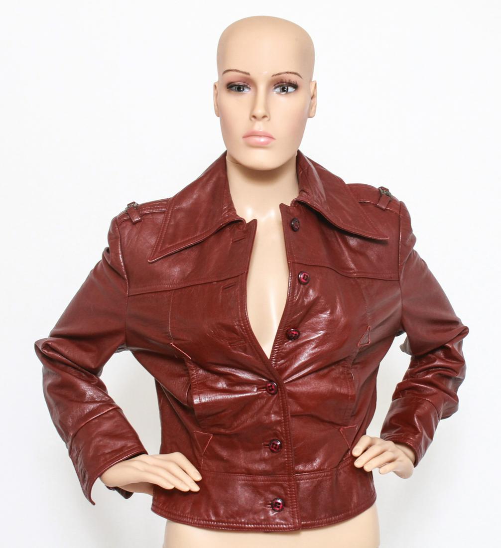 Etienne aigner leather jacket cheap