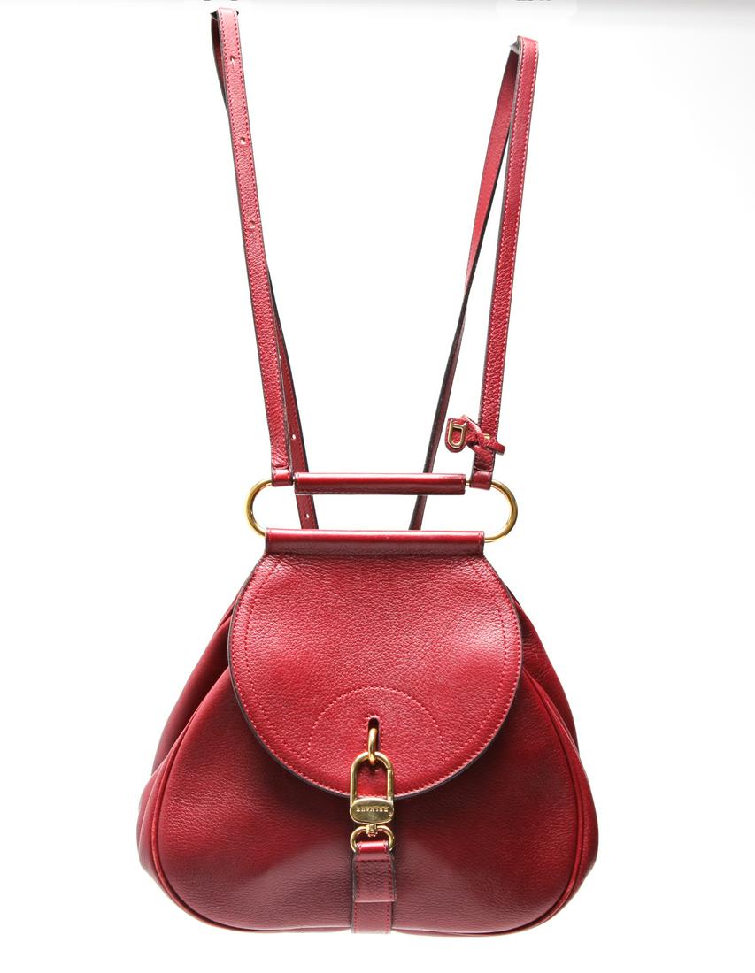Delvaux Ladies' Red Leather Small Backpack (1 of 11)
