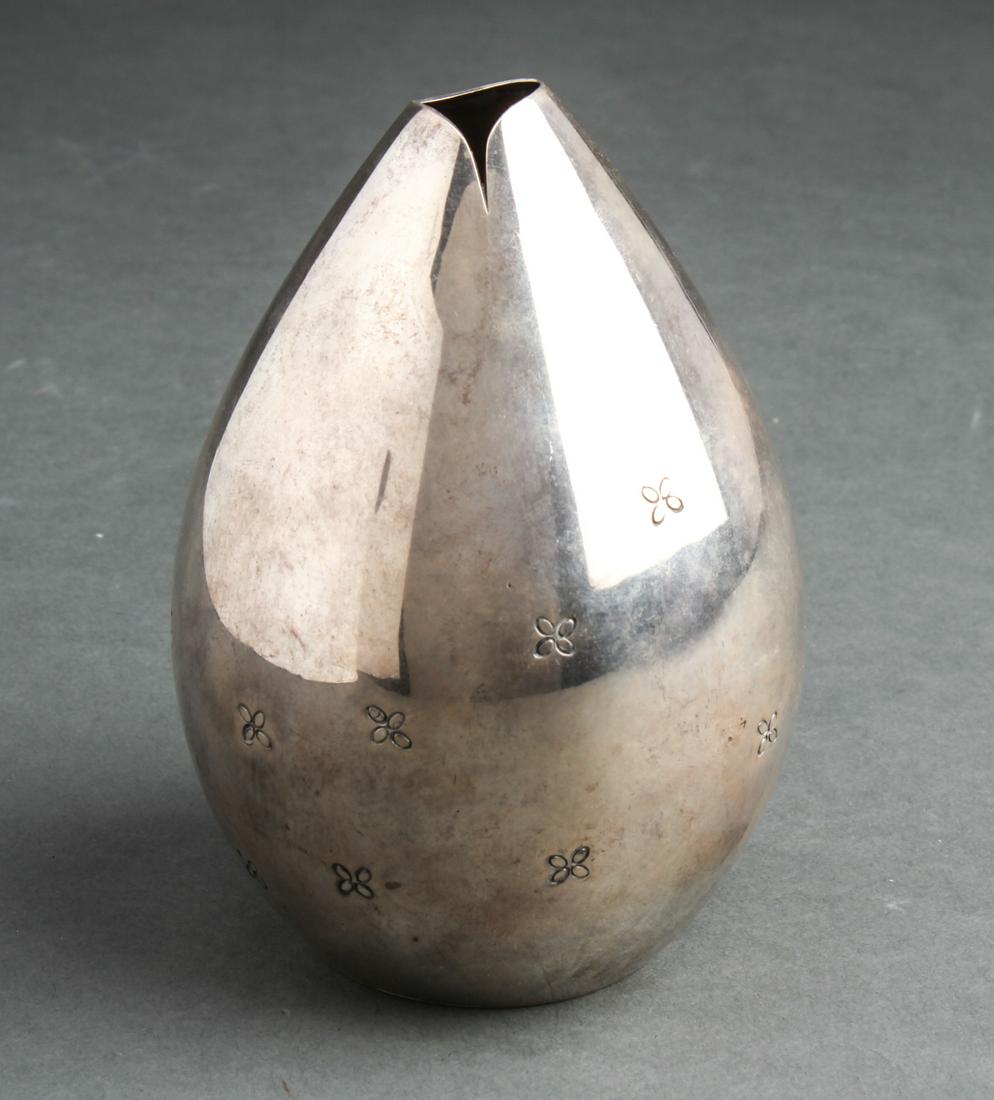 A. Dragsted Danish Modern Silver Bud Vase (1 of 4)