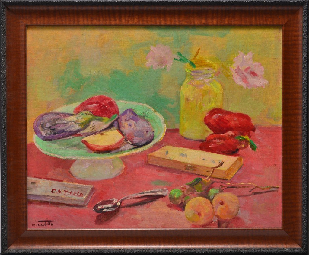 Marcos Castillo Still Life with Fruit Oil on Board (1 of 6)