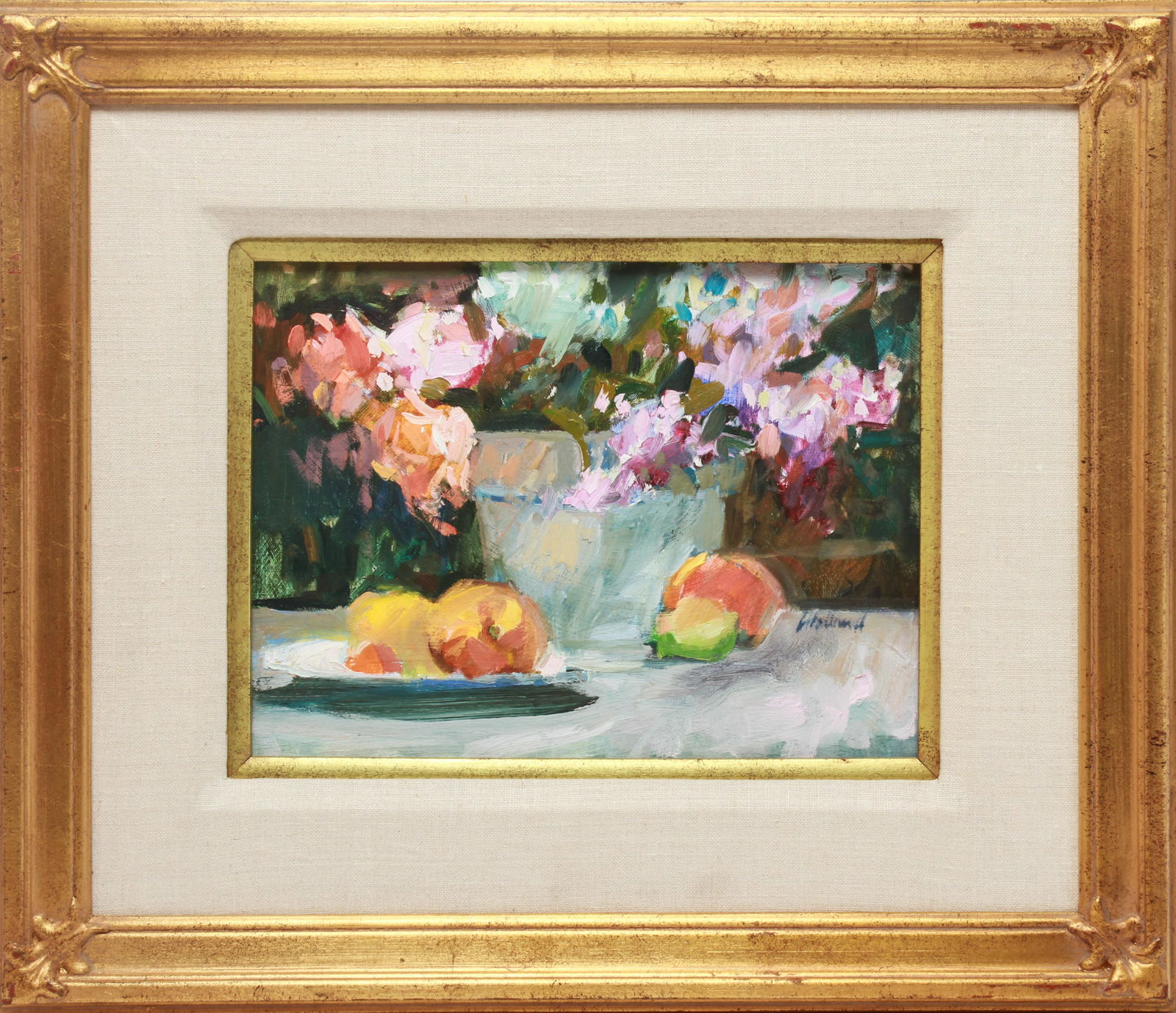 G Holland Signed "Still Life Study II" Oil (1 of 5)