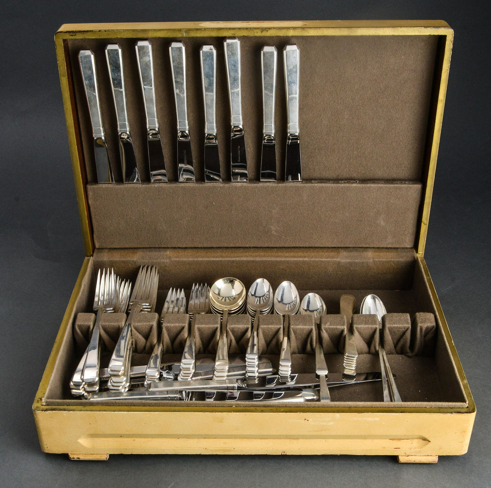 Towle "Craftsman" Silver Flatware, 89 Pcs (1 of 11)