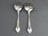 Gorham Silver "English Gadroon" Salad Servers Pair - 2