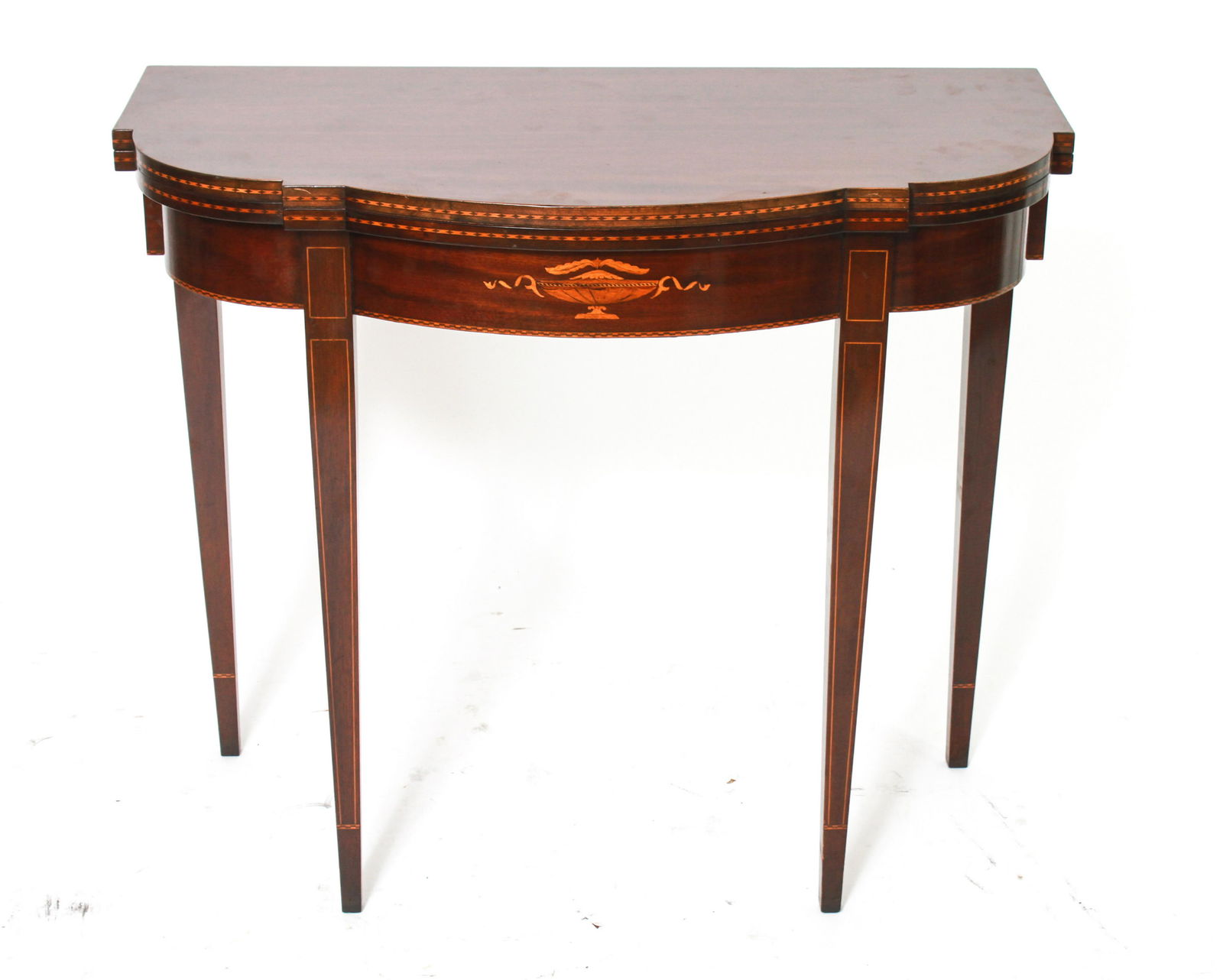 Federal Manner Flip Top Mahogany Game Table (1 of 6)