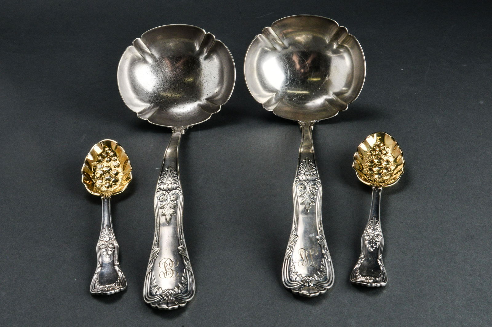 Tiffany Regent Silver-Plate Berry Spoons Ladles 4 (1 of 11)