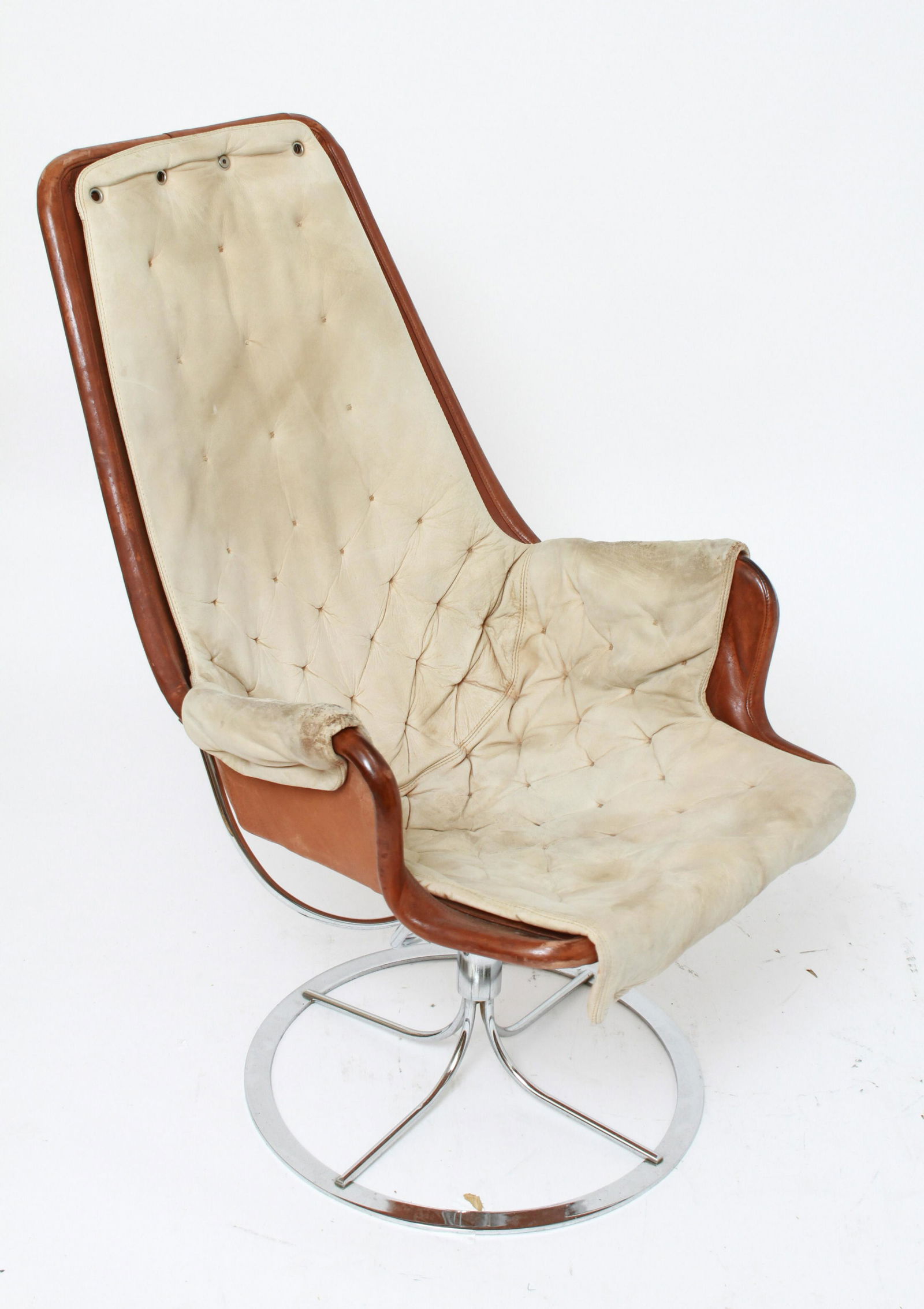 Bruno Mathsson for Dux "Jetson" Leather Arm Chair (1 of 7)