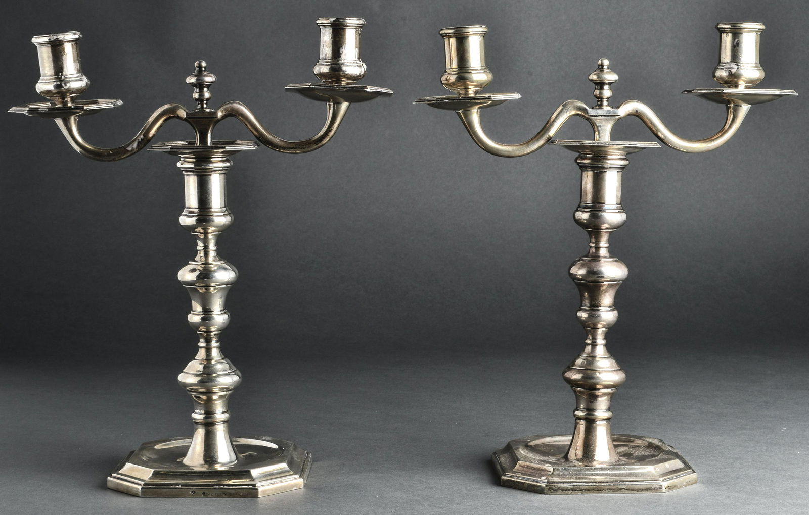 Puiforcat Sterling Silver Two Branch Candelabra Pr (1 of 8)