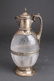 Silver Engraved & Pierced Etched Cut-Crystal Ewer - 4