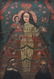 Spanish Colonial Lady of the Rosary Oil 18th C. - 7