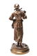 E. Aizelin Bronze Glaneuse Peasant Girl Sculpture - 8