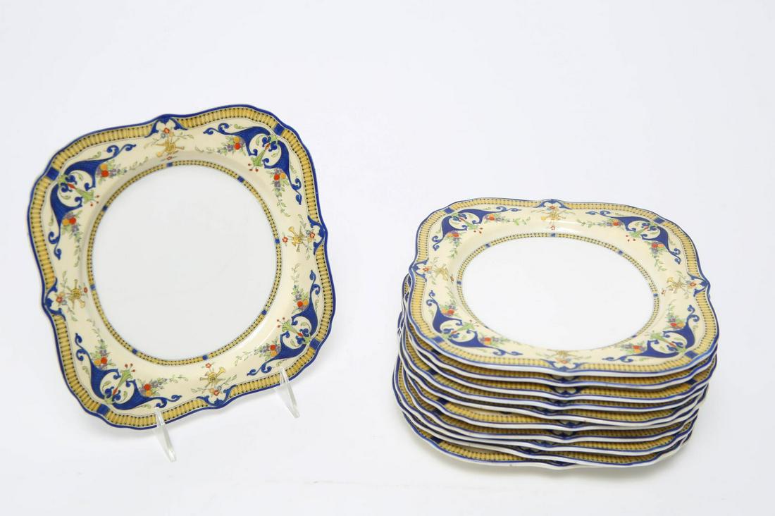 Royal Worcester Porcelain Dessert Plates, 11 (1 of 7)