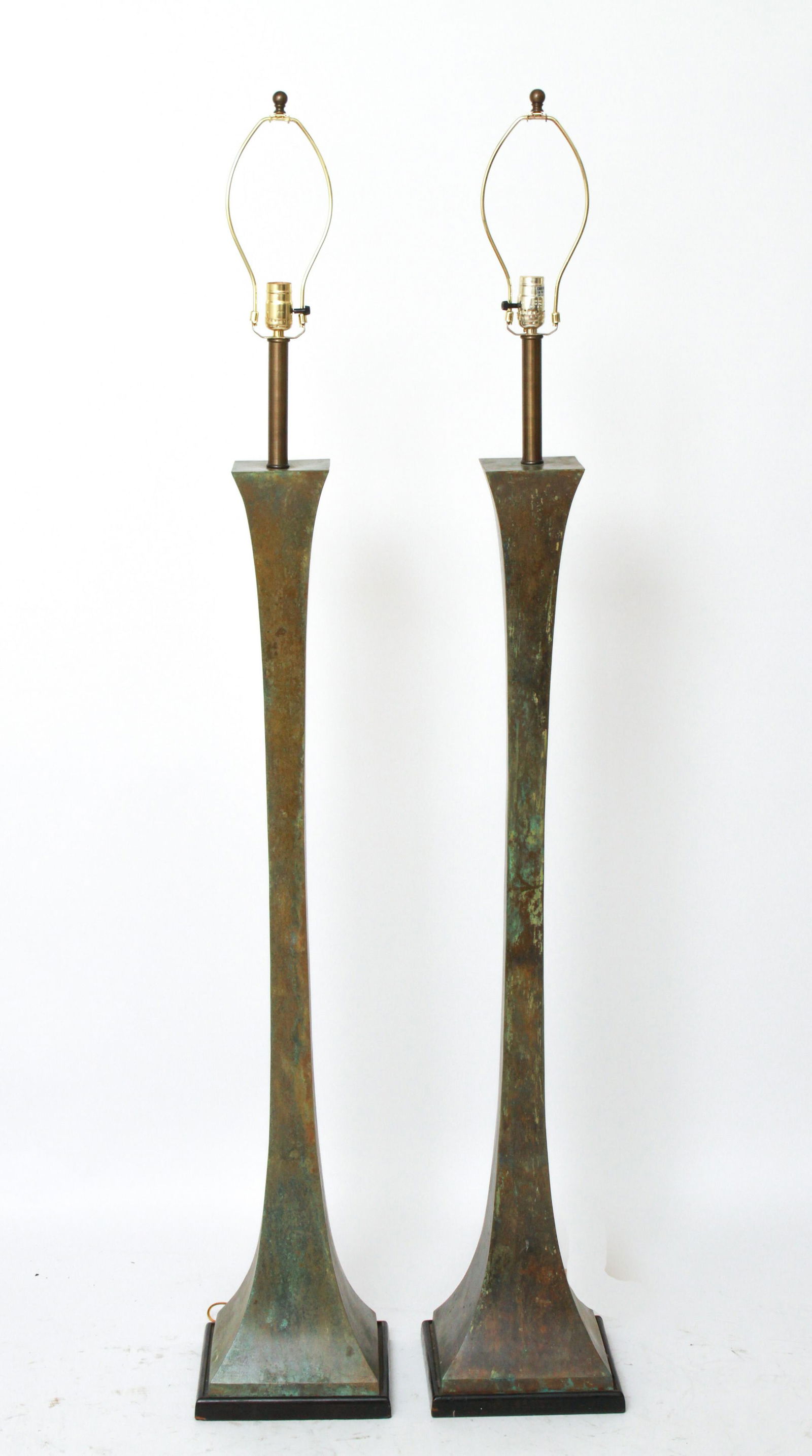 Stewart Ross James Hansen Bronze Floor Lamps Pr (1 of 9)