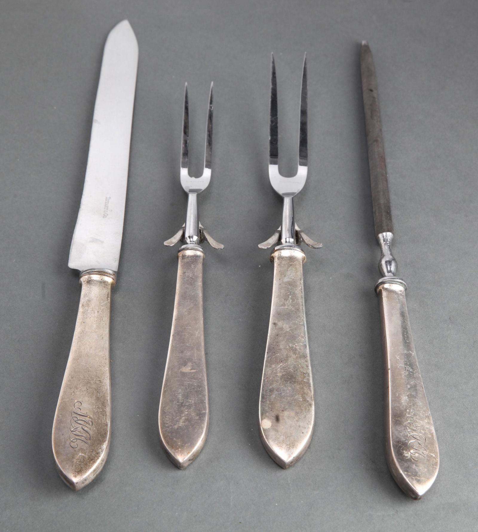 Tiffany & Co. "Queen Anne" Silver Carving Set, 4 (1 of 4)