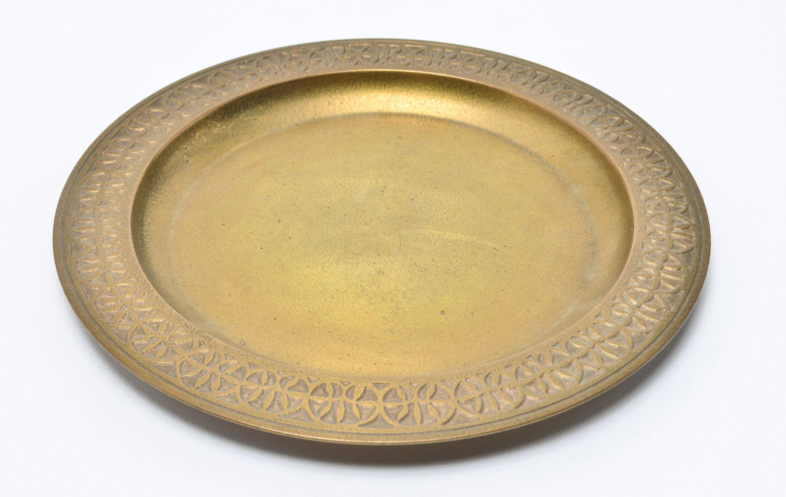 Tiffany Studios Bronze Dore Card Tray (1 of 5)