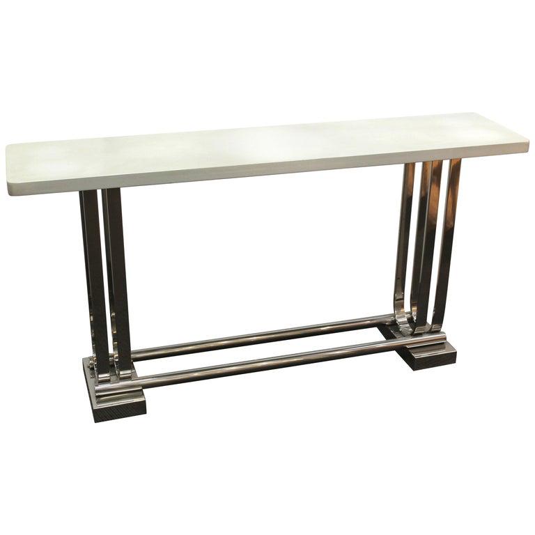 Gilbert Rohde Style Art Deco Revival Console Table (1 of 12)