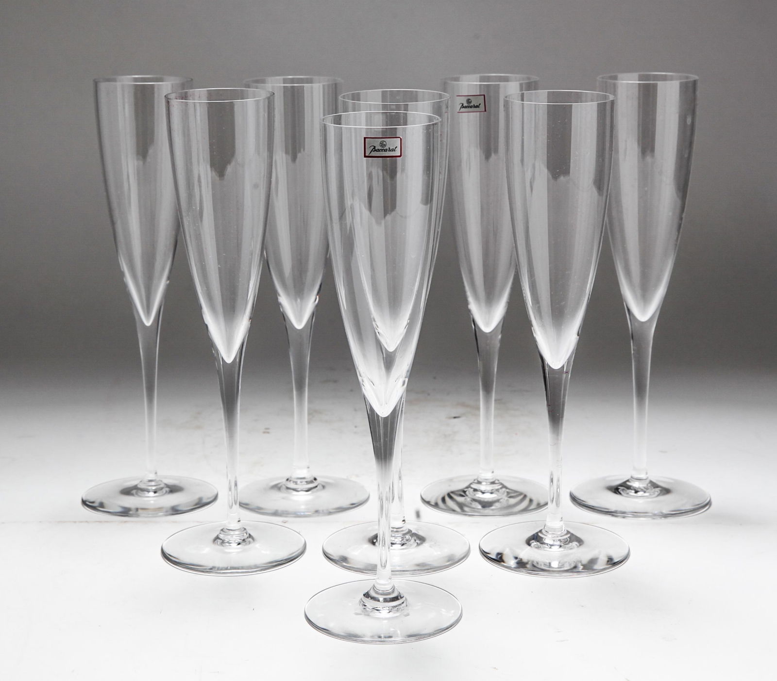 Baccarat Crystal "Dom Perignon" Champagne Flutes 8 (1 of 7)