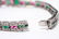 Art Deco 18K Gold Diamond Emerald & Ruby Bracelet - 5