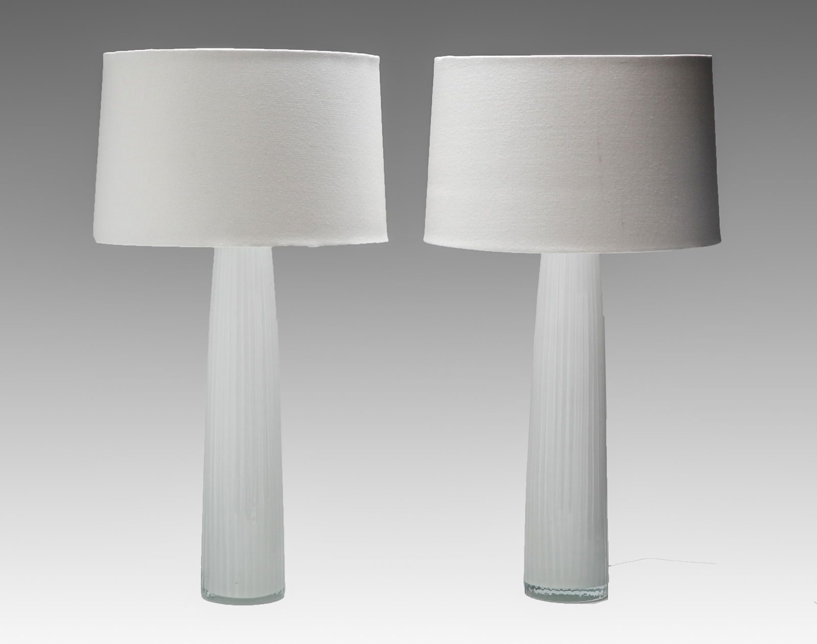 Murano Glass Modern Table Lamps, Pair (1 of 3)