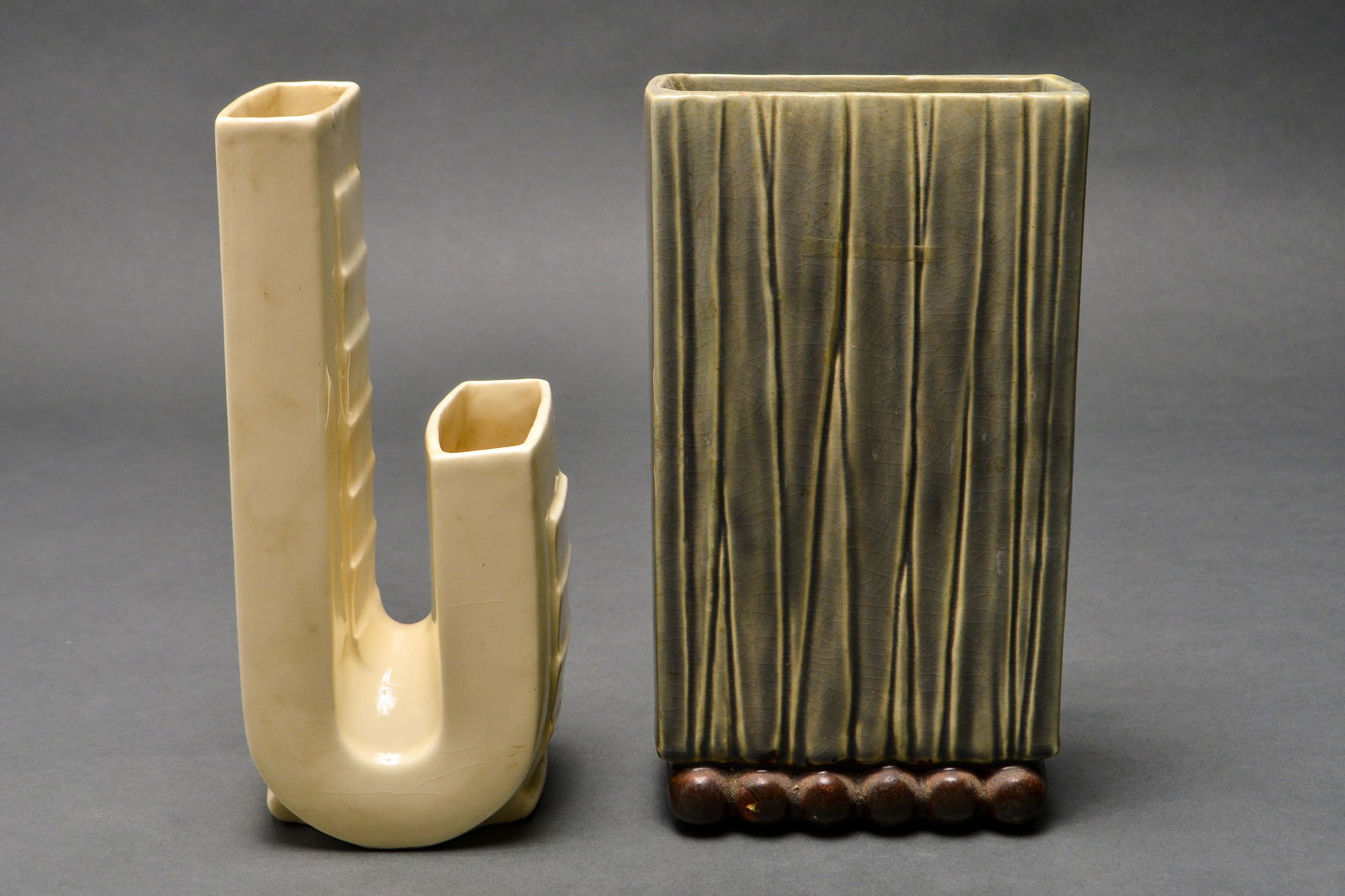 Art Pottery Vases, McCoy & Czech, 2 Pcs. (1 of 5)
