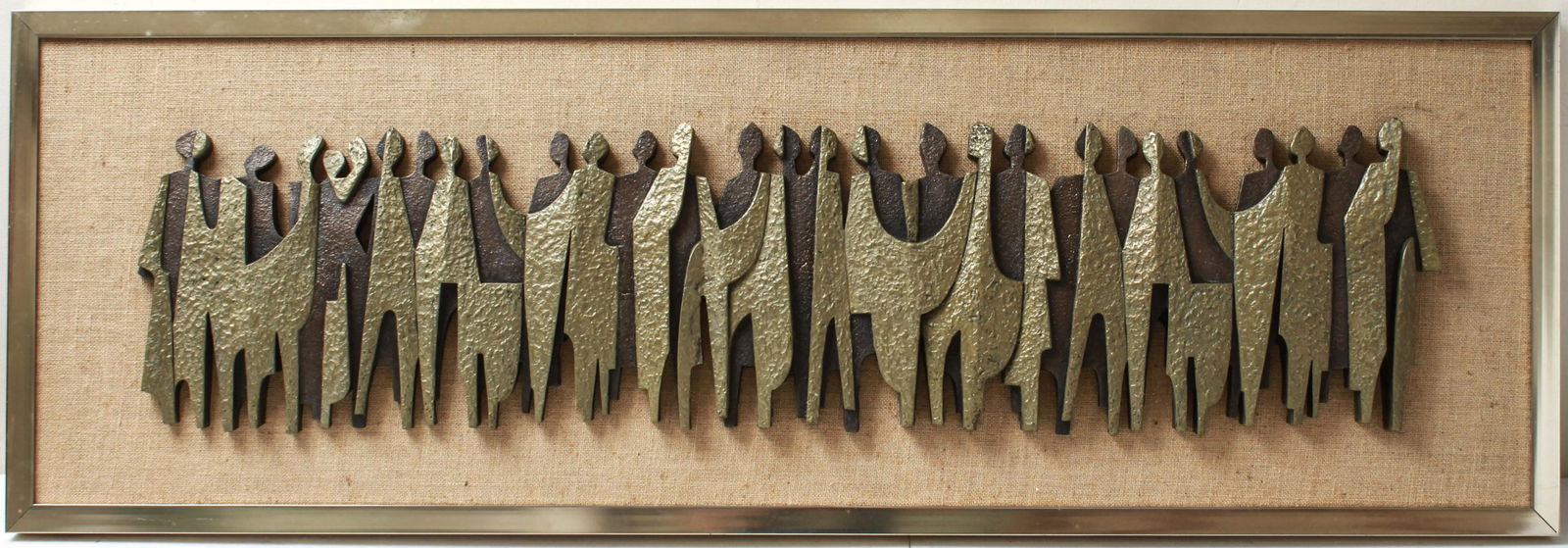 Giovanni Schoeman "Citizens" Metal Sculpture (1 of 6)