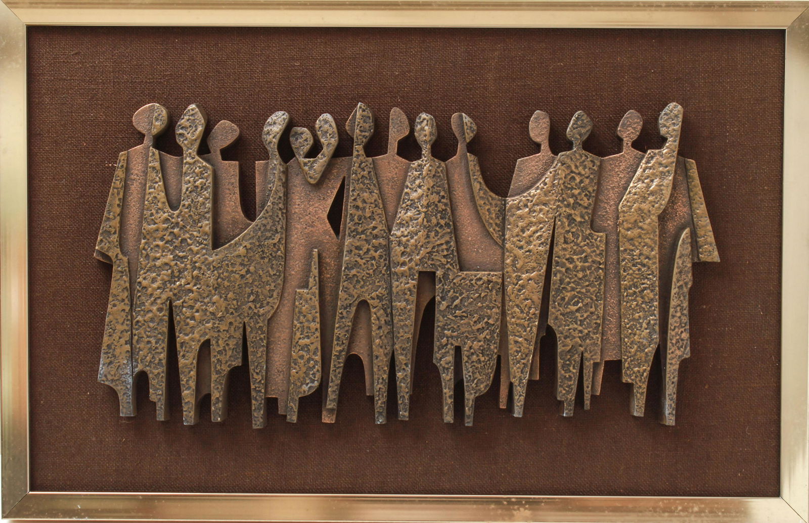 Giovanni Schoeman "The Critics" Metal Sculpture (1 of 4)